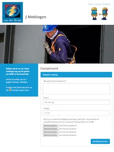 Van der Heide Meldingen screenshot 1