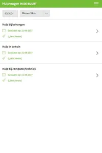 Veens App screenshot 1