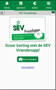 SEV Vrienden App screenshot 0