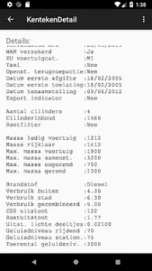 Laatste Kenteken RDW - Pro screenshot 3