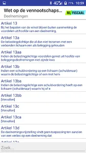 NLFiscaal Wetten App screenshot 3