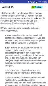 NLFiscaal Wetten App screenshot 4