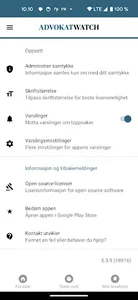 AdvokatWatch Norge screenshot 4