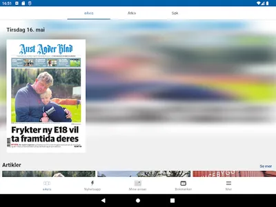 Aust Agder Blad eAvis screenshot 12