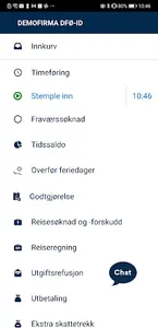 DFØ self service screenshot 0