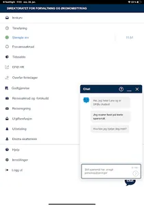 DFØ self service screenshot 11