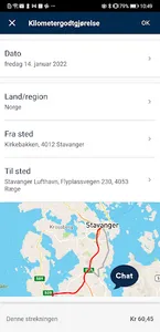 DFØ self service screenshot 2