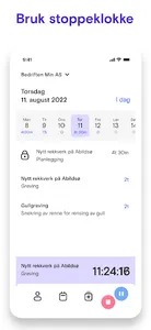 Fiken Timeføring screenshot 2
