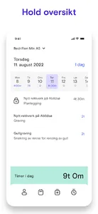 Fiken Timeføring screenshot 4