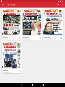 Fremover eAvis screenshot 14