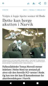 Fremover eAvis screenshot 2