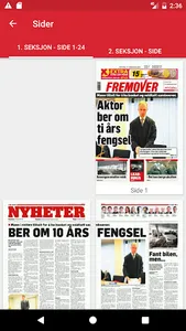 Fremover eAvis screenshot 3
