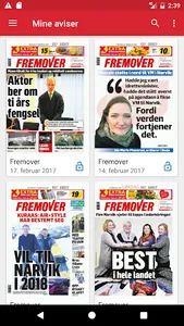 Fremover eAvis screenshot 4