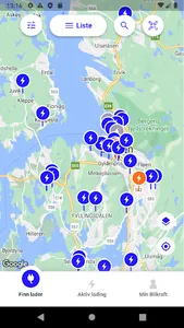 Bilkraft - EV charging Norway screenshot 2