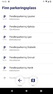 Bane NOR Parkering screenshot 2