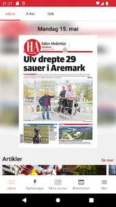 Halden Arbeiderblad eAvis screenshot 0