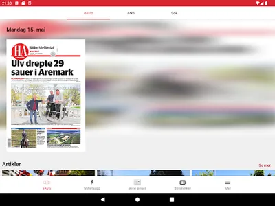 Halden Arbeiderblad eAvis screenshot 9