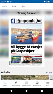Haugesunds Avis eAvis screenshot 0
