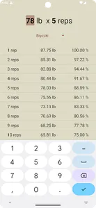 Rep Max Calculator screenshot 1
