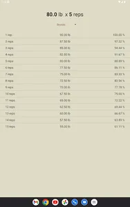 Rep Max Calculator screenshot 8