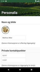 Egenkontroll screenshot 2