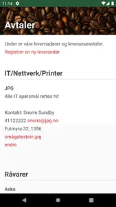 Egenkontroll screenshot 3