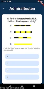 Båtførerprøven - Quizappen screenshot 1