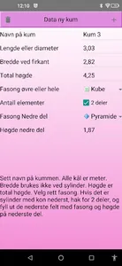 Beregn lager screenshot 3