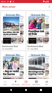 Nordstrands Blad eAvis screenshot 2