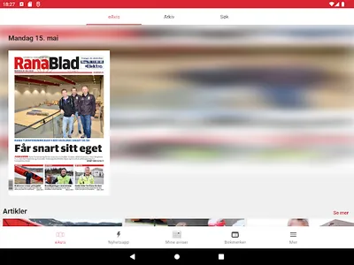 Rana Blad eAvis screenshot 11