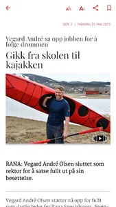 Rana Blad eAvis screenshot 2