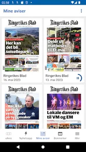 Ringerikes Blad eAvis screenshot 3