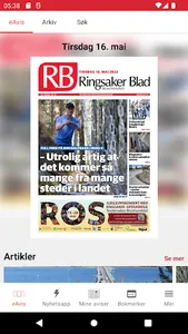 Ringsaker Blad eAvis screenshot 0