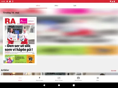 Rjukan Arbeiderblad eAvis screenshot 10