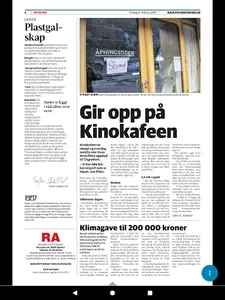 Rjukan Arbeiderblad eAvis screenshot 11
