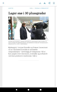 Rjukan Arbeiderblad eAvis screenshot 7