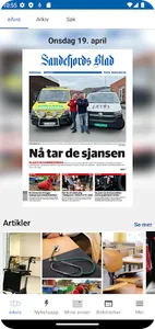 Sandefjords Blad eAvis screenshot 0