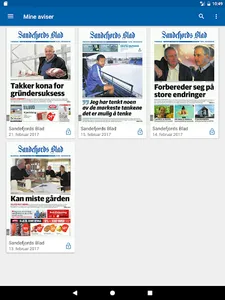 Sandefjords Blad eAvis screenshot 13