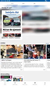 Sandefjords Blad eAvis screenshot 14