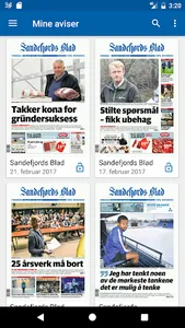Sandefjords Blad eAvis screenshot 4