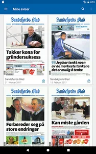 Sandefjords Blad eAvis screenshot 9
