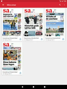 Sarpsborg Arbeiderblad eAvis screenshot 14