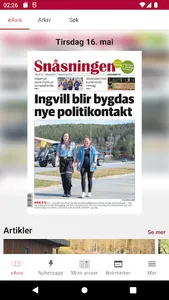 Snåsningen eAvis screenshot 1