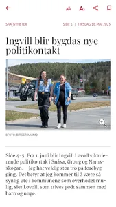 Snåsningen eAvis screenshot 2