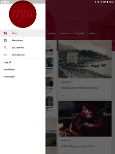 Nyss e-avis screenshot 1