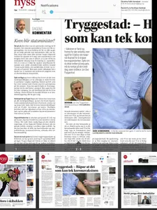 Nyss e-avis screenshot 2