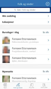 Mitt TINE intranet screenshot 0