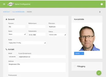 Frivilligsentral screenshot 12