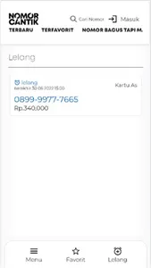 Nomor Cantik screenshot 2