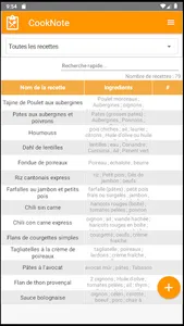 CookNote screenshot 1